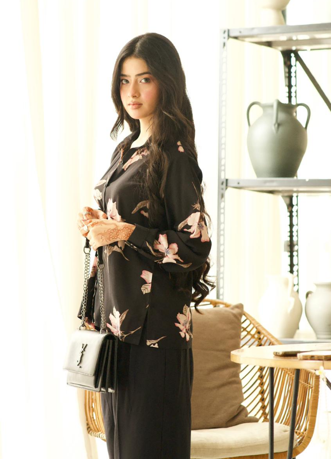 Luna Noir - 2 piece cord set - Arabic Lawn