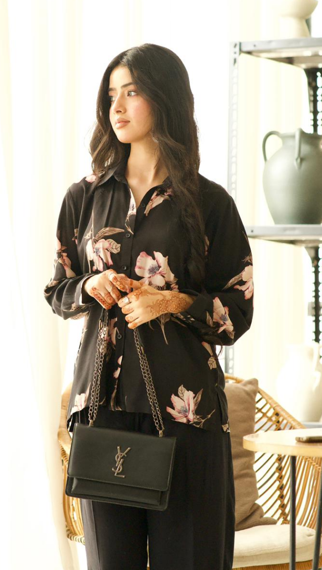 Luna Noir - 2 piece cord set - Arabic Lawn