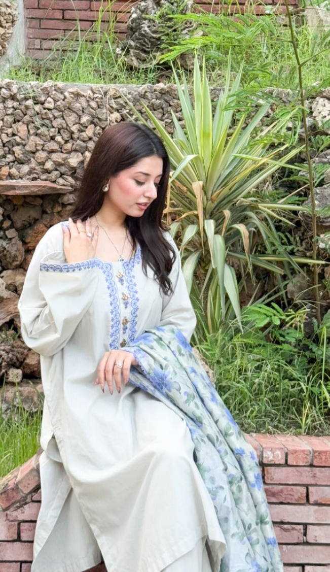 Gulnaaz - 3 piece suite - Premium Lawn