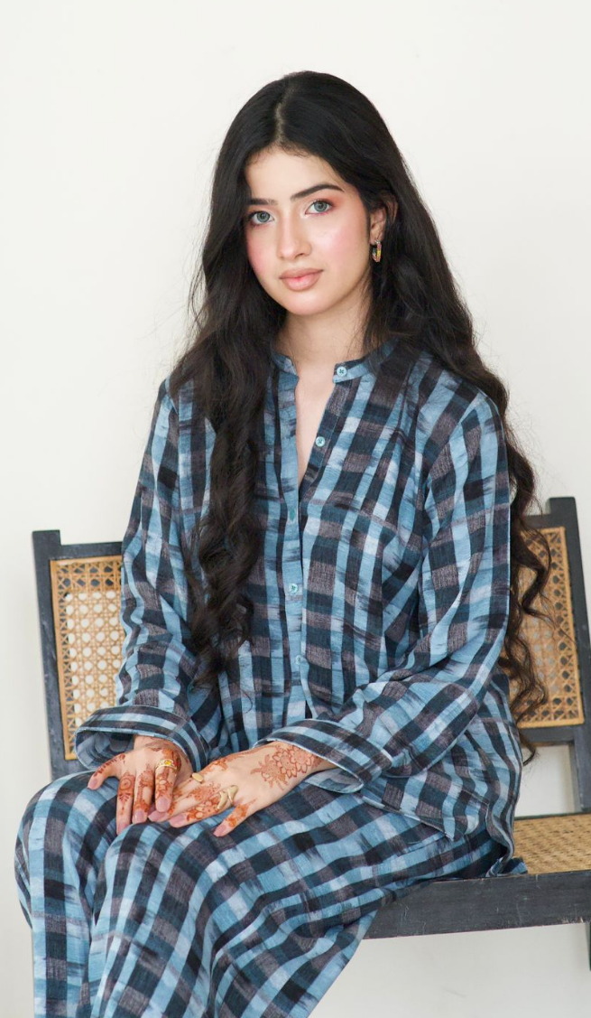 Minight Grid - 2 piece cord set - Arabic Lawn