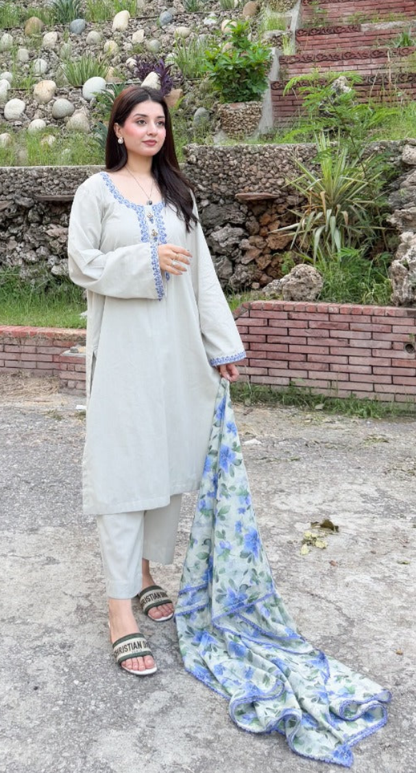 Gulnaaz - 3 piece suite - Premium Lawn