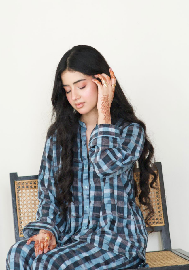 Minight Grid - 2 piece cord set - Arabic Lawn